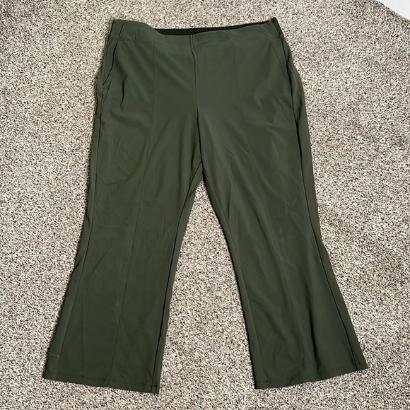 Athleta army green pants size 18 - Picture 3 of 10
